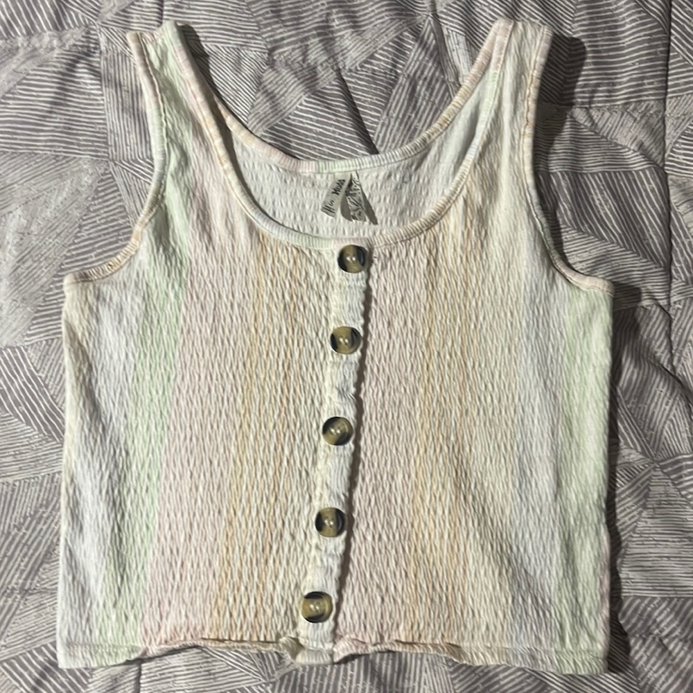 Mud crop top tank
